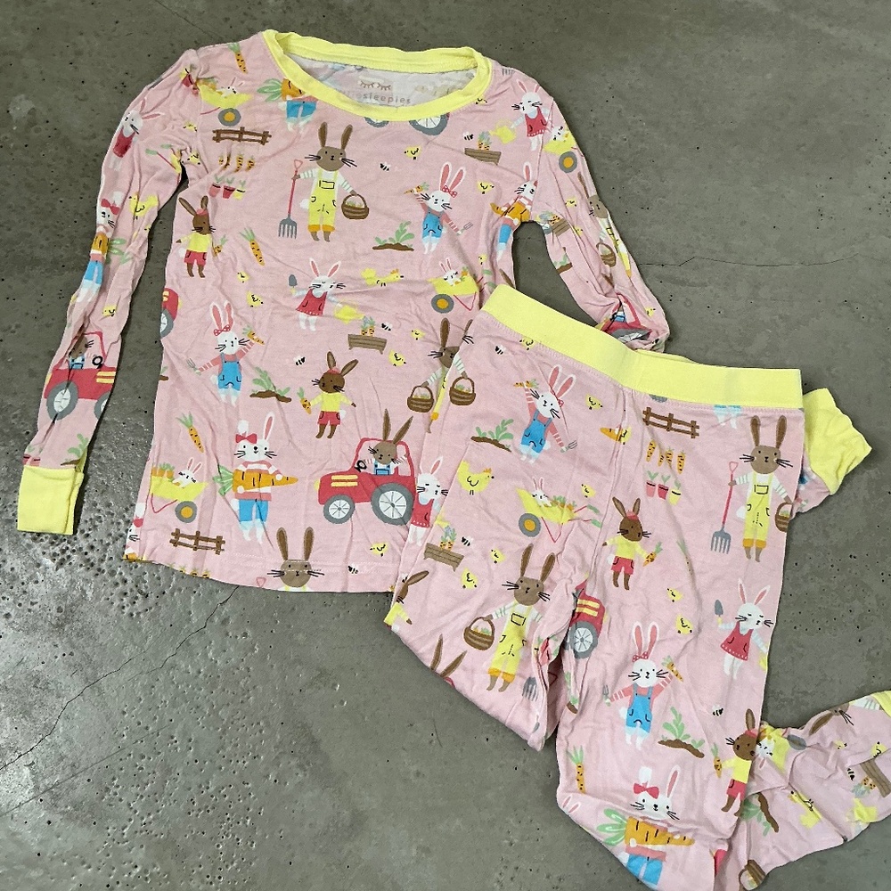 Little Sleepies Bunny Pajama Set